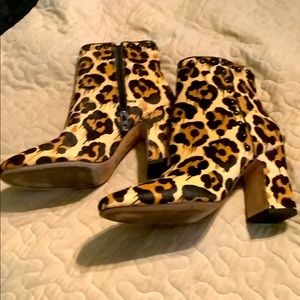 Coach Chetah print boot.